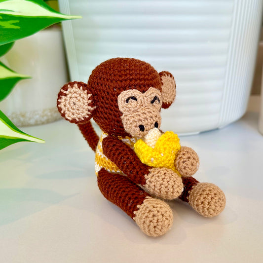 Chimpanzee with Banana