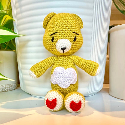 Bear with Cloud Amigurumi - Handmade Crochet Plushie