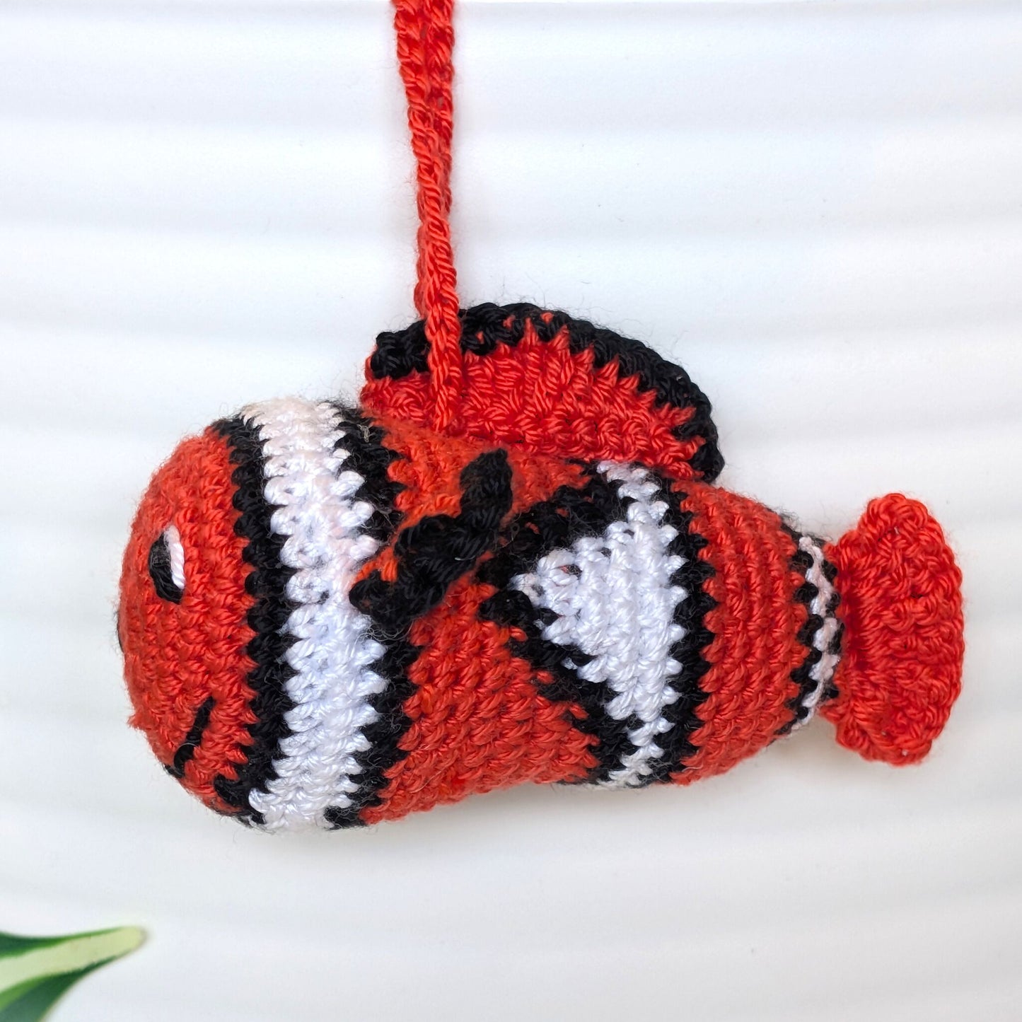 Clown Fish (Nemo) Crochet Charm