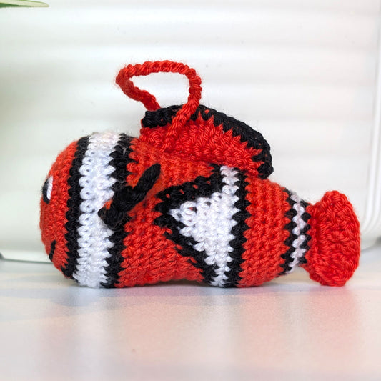 Clown Fish (Nemo) Crochet Charm