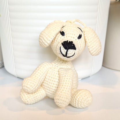 Cocker Spaniel Dog Sitting Crochet Plush