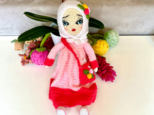 Floral Hijab Doll