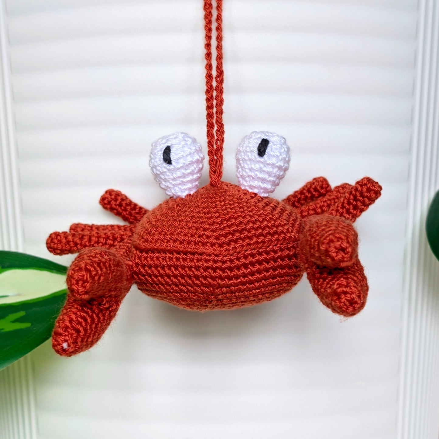 Crab Amigurumi - Handmade Crochet Plush Charm