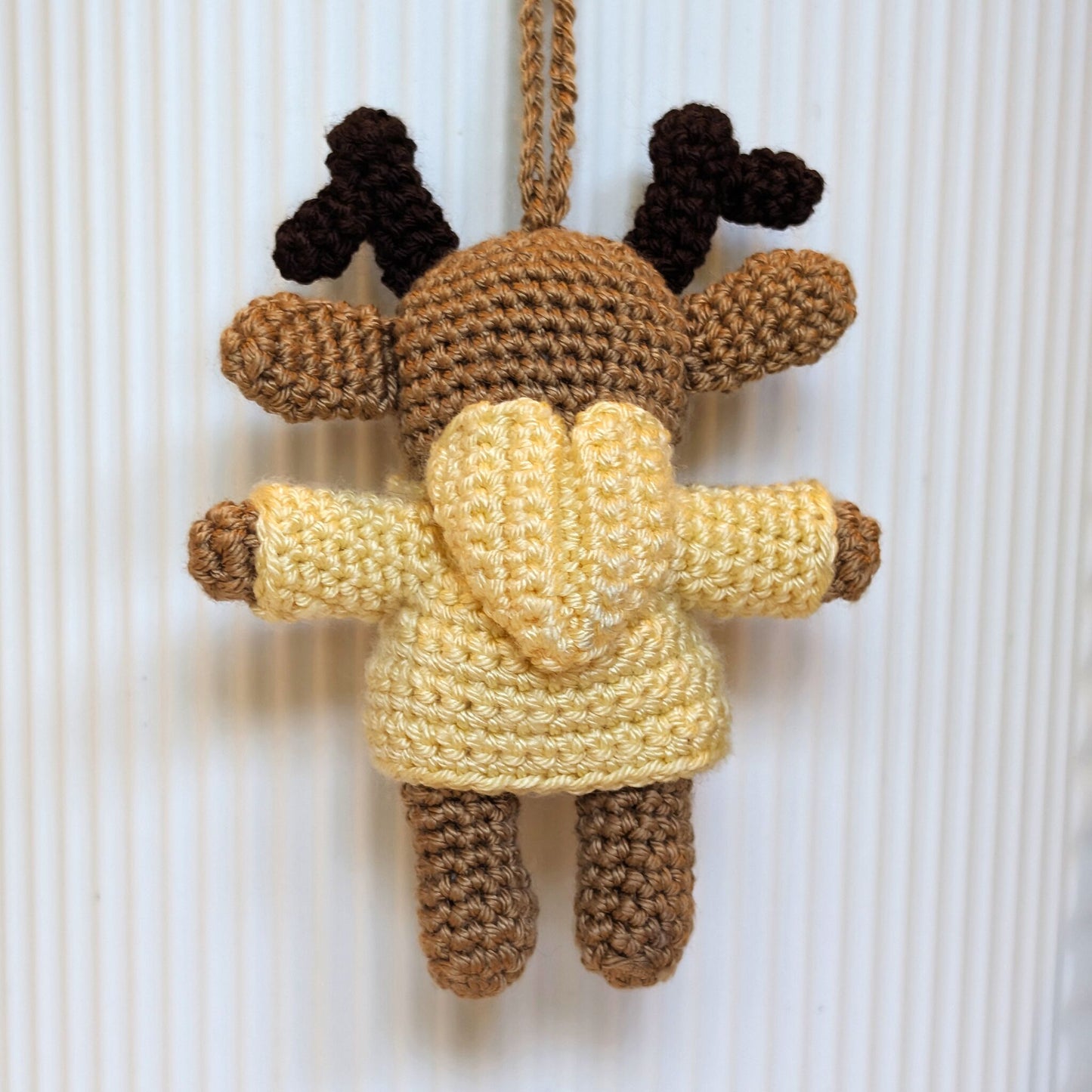 Deer in Hooded Jacket Amigurumi - Mini - Crochet Bag Charm