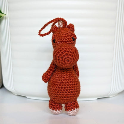 Dinosaur Mini Amigurumi - Crochet Bag Charm