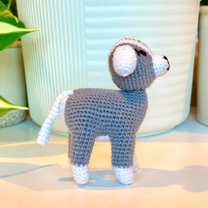 Standing Puppy (Rounded Ears) Crochet Plush