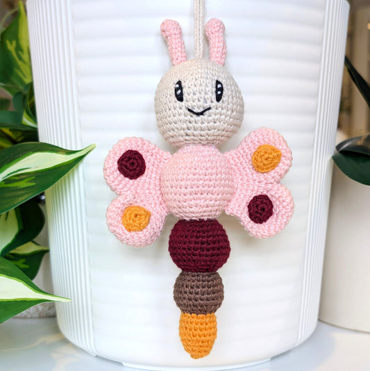 Dragonfly Amigurumi - M (Cream Pastel) - Crochet Plushie