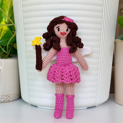 Fairy Doll in Stockings - Crochet Amigurumi