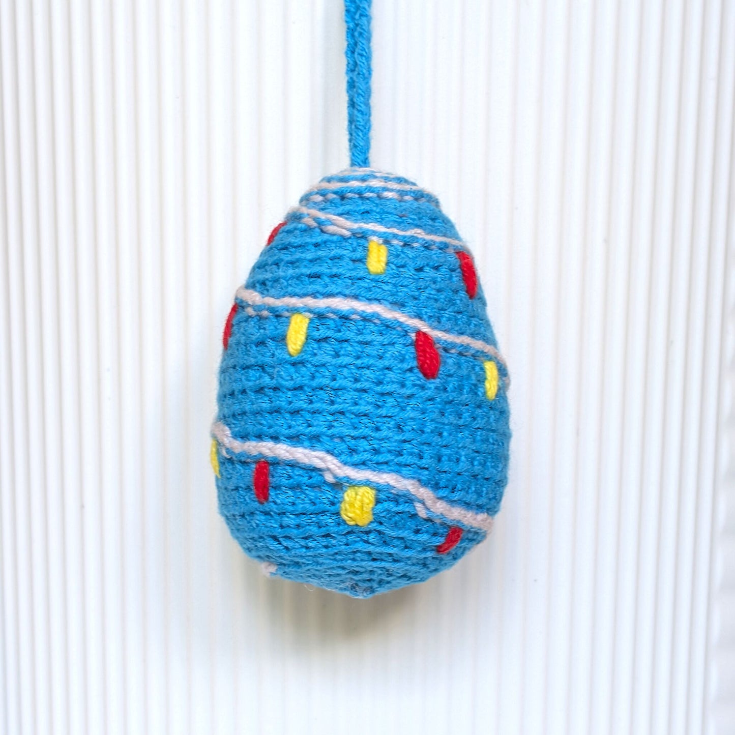 Embroidered Eggs - Crochet Plush Charm