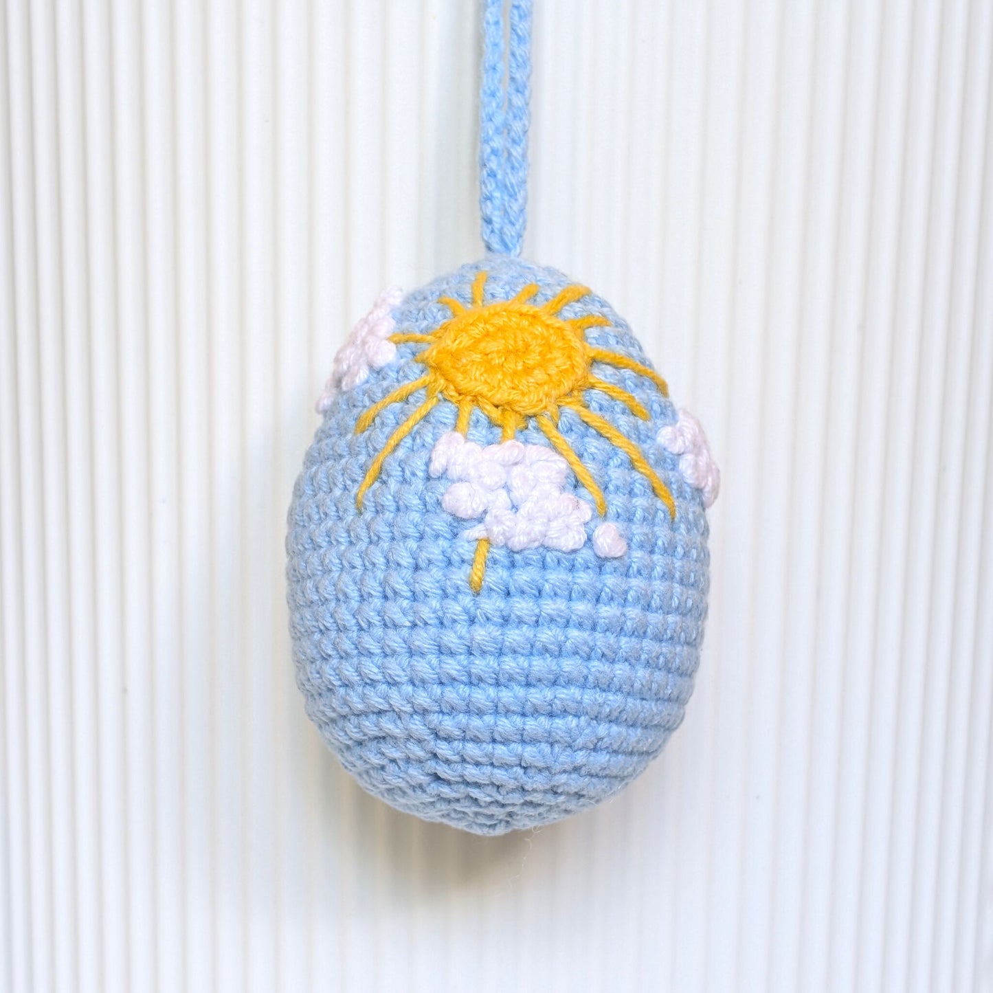 Embroidered Eggs - Crochet Plush Charm