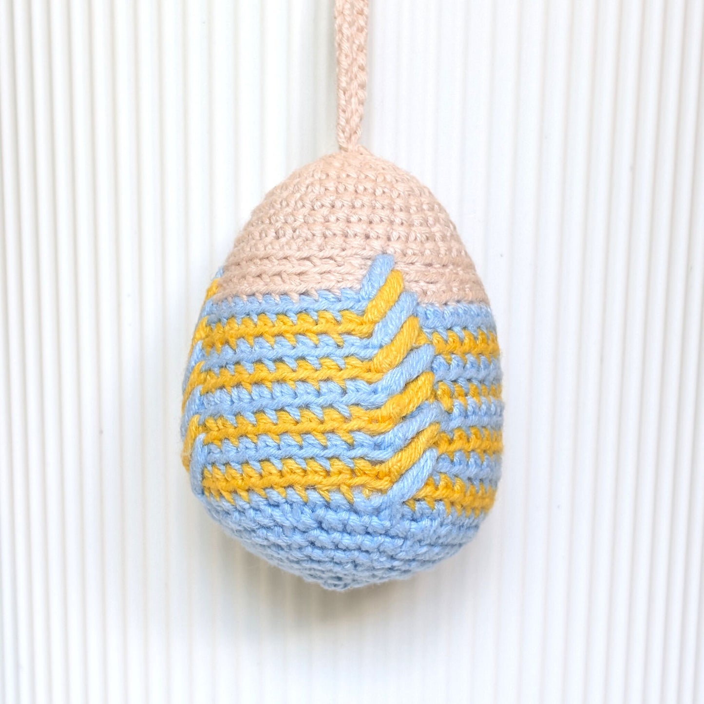 Embroidered Eggs - Crochet Plush Charm