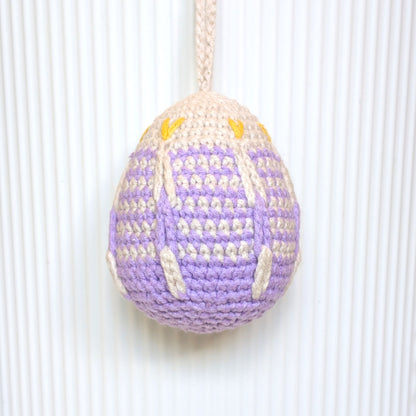 Embroidered Eggs - Crochet Plush Charm