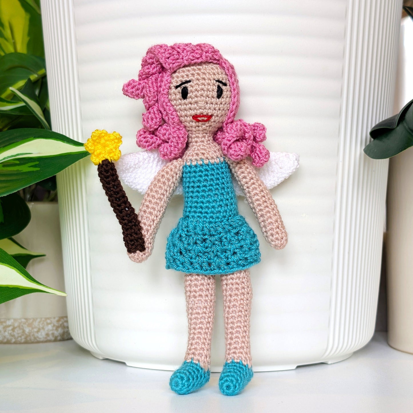 Fairy with a Wand Amigurumi - Handmade Crochet Doll
