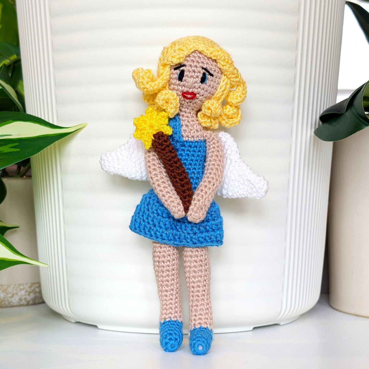 Fairy with a Wand Amigurumi - Handmade Crochet Doll