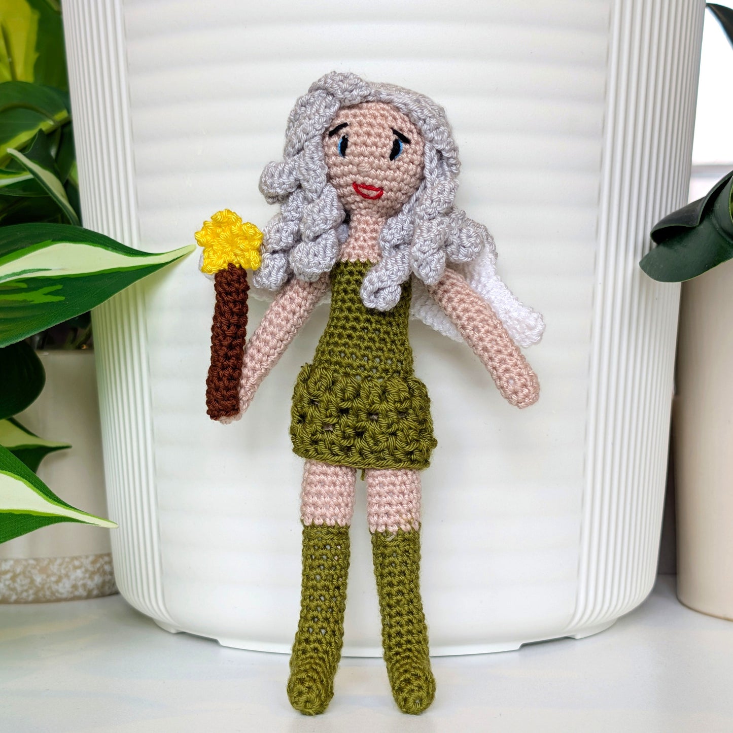 Fairy Doll in Stockings - Crochet Amigurumi