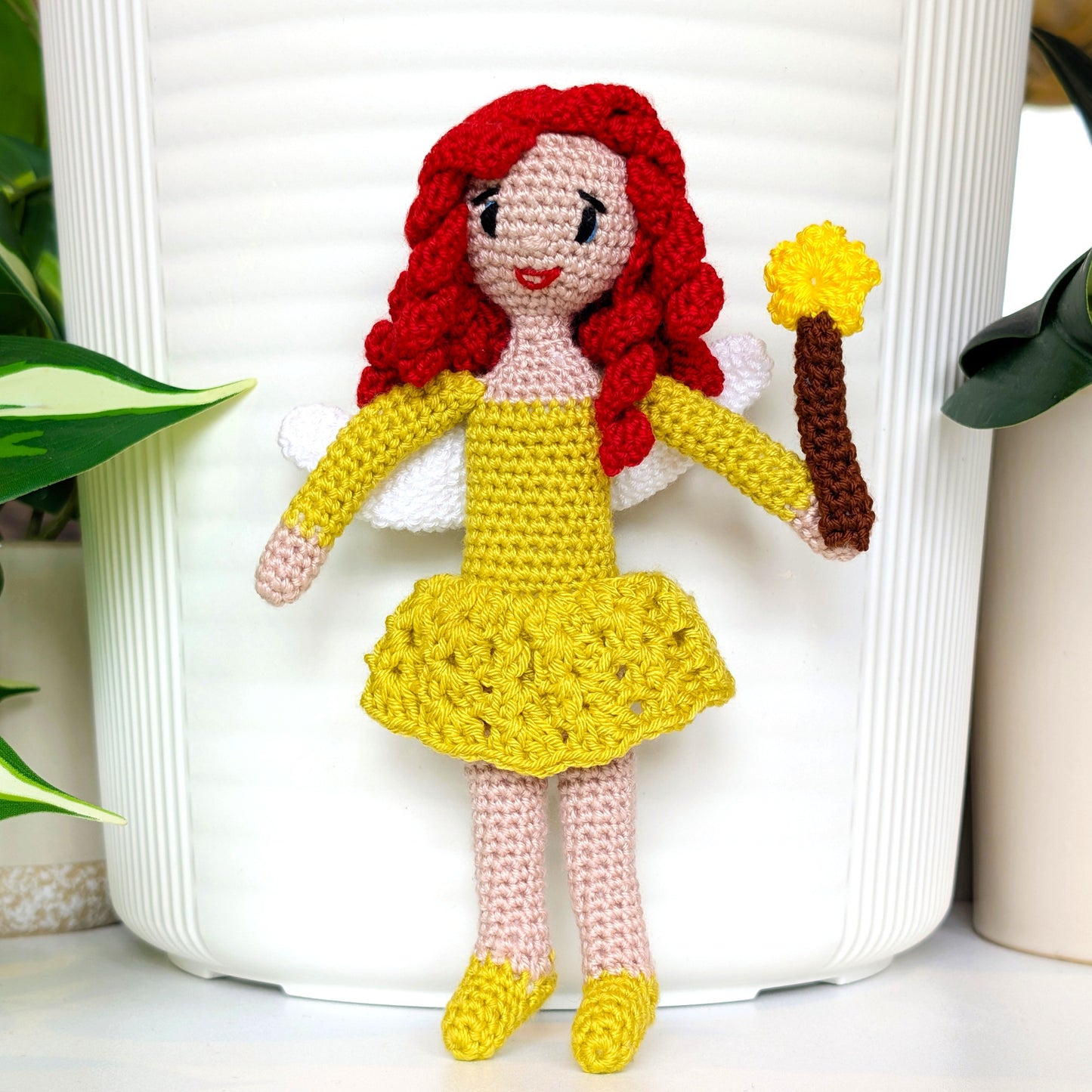 Fairy with a Wand Amigurumi - Handmade Crochet Doll