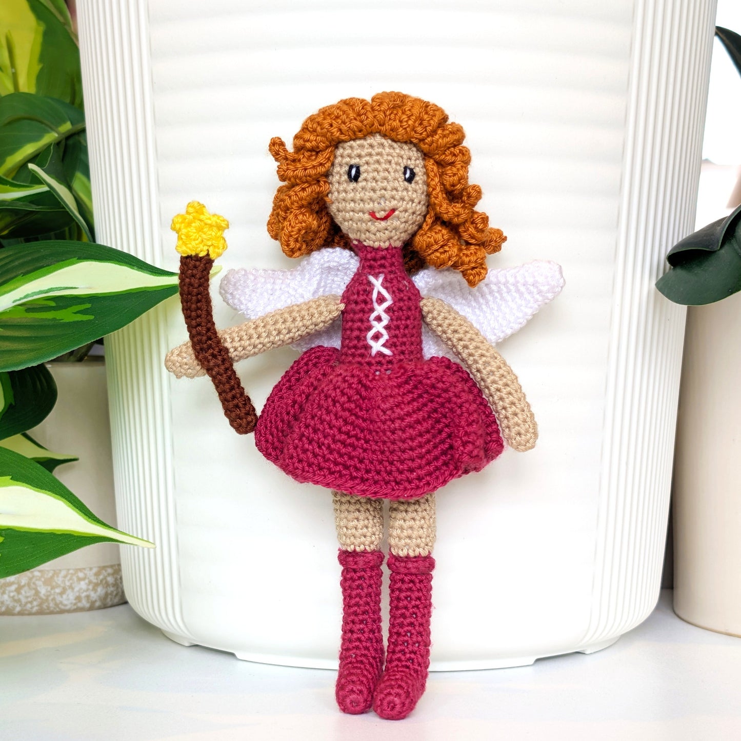 Fairy Doll in Stockings - Crochet Amigurumi