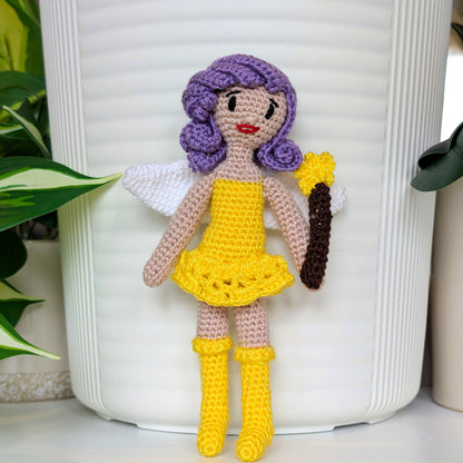 Fairy Doll in Stockings - Crochet Amigurumi