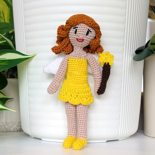 Fairy with a Wand Amigurumi - Handmade Crochet Doll