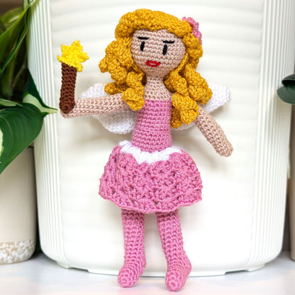 Fairy Doll in Stockings - Crochet Amigurumi