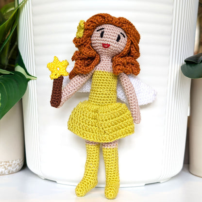 Fairy Doll in Stockings - Crochet Amigurumi