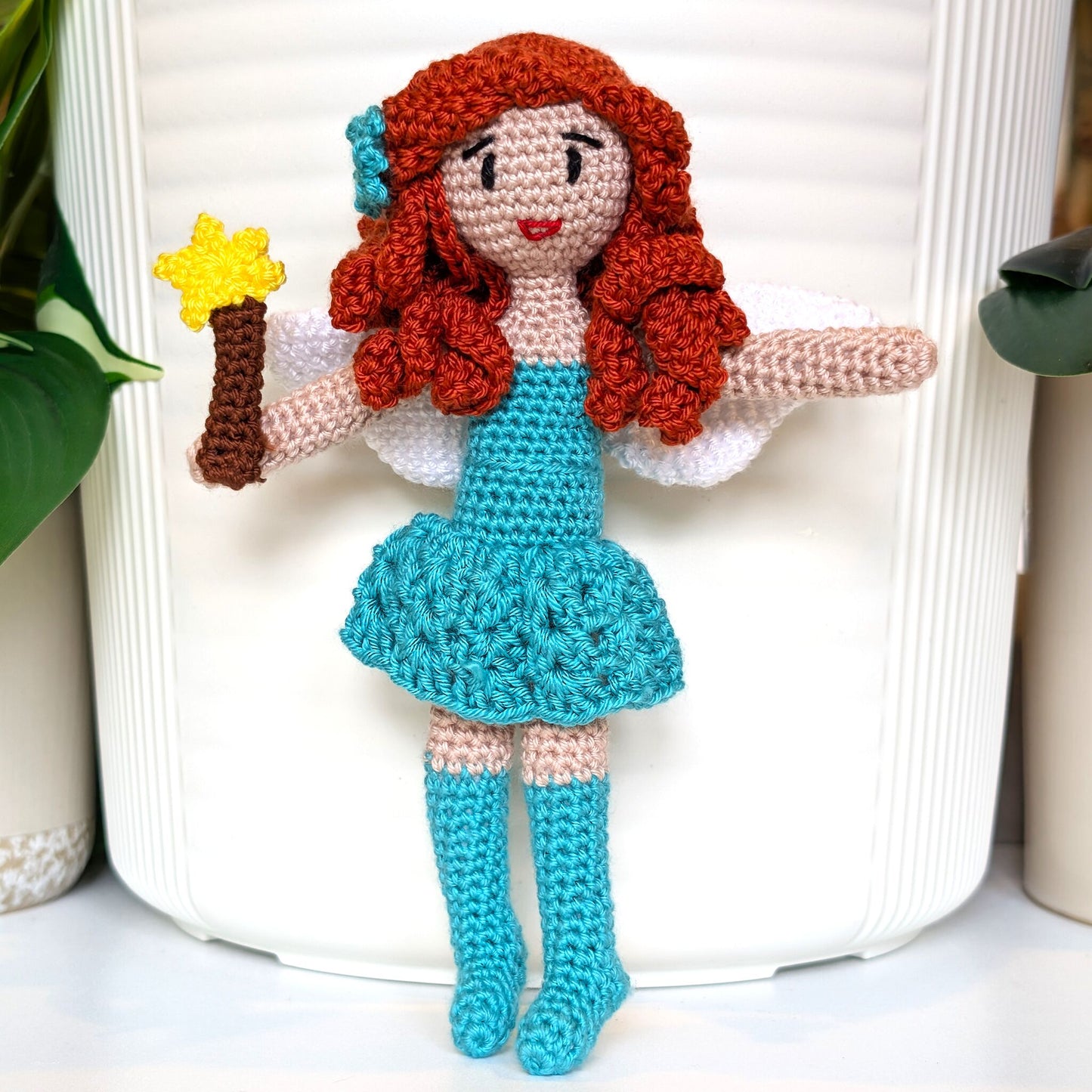 Fairy Doll in Stockings - Crochet Amigurumi