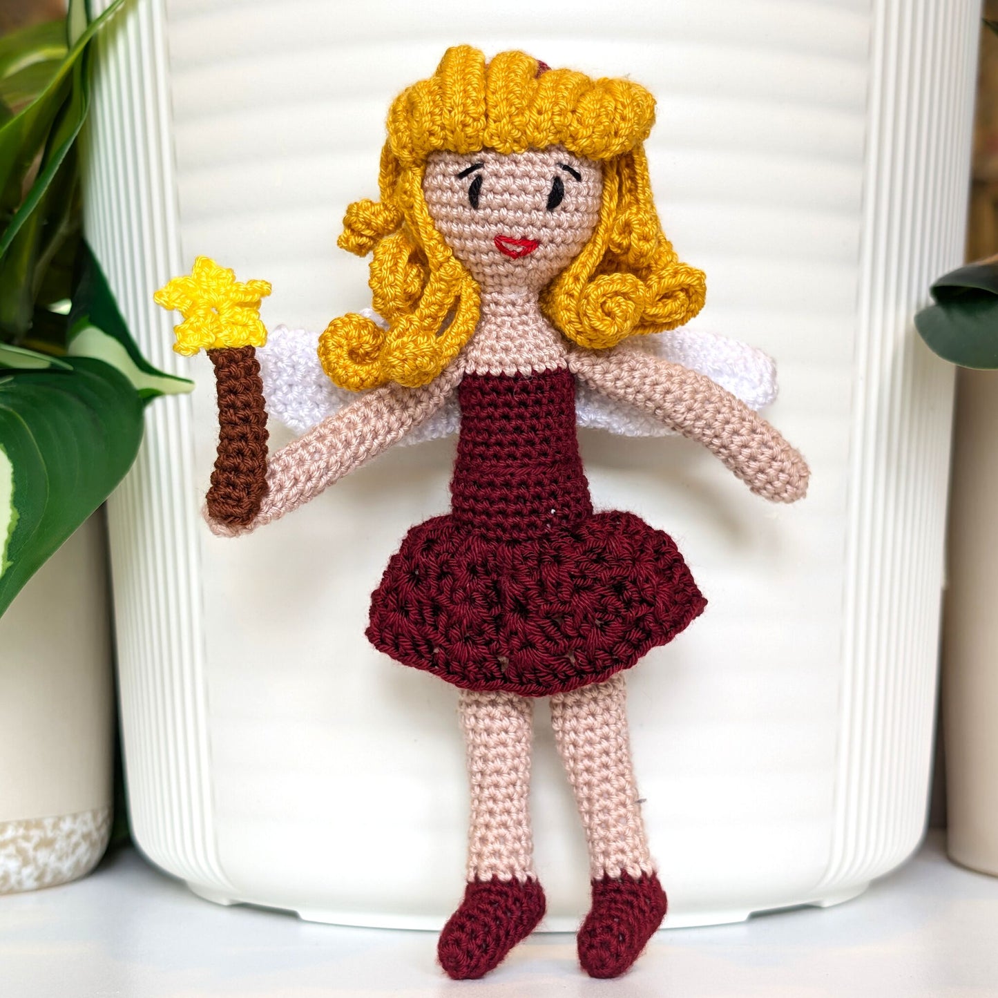 Fairy with a Wand Amigurumi - Handmade Crochet Doll