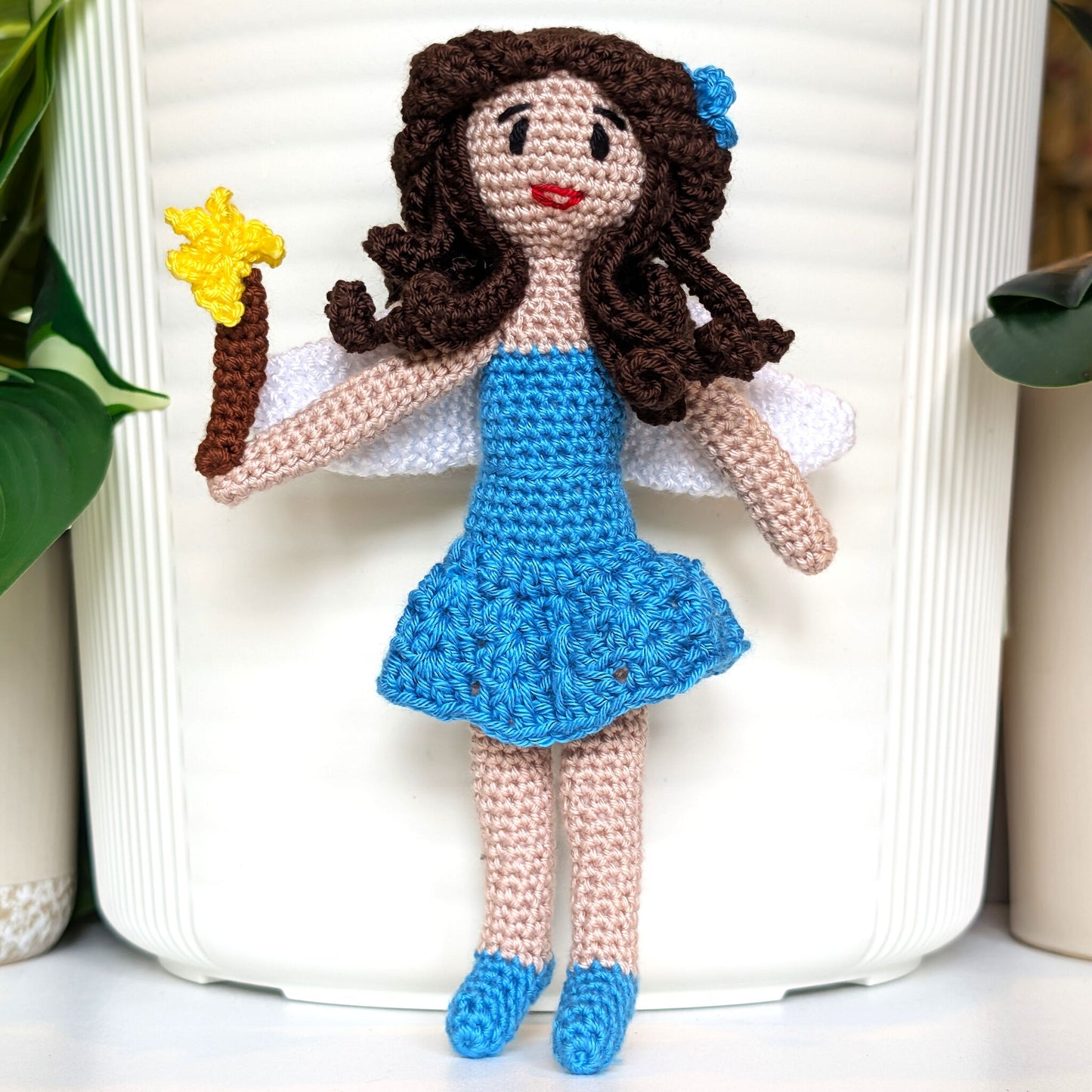 Fairy with a Wand Amigurumi - Handmade Crochet Doll