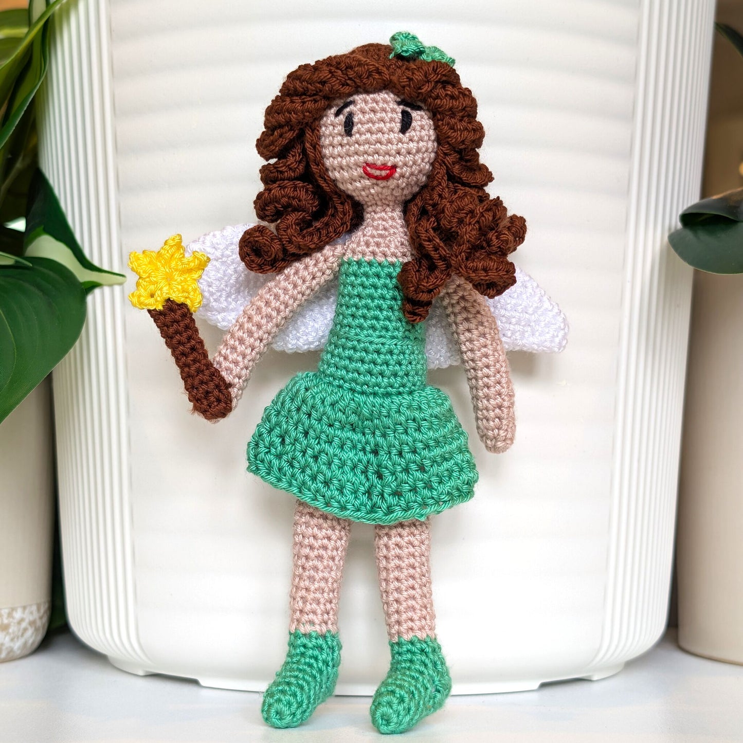 Fairy with a Wand Amigurumi - Handmade Crochet Doll