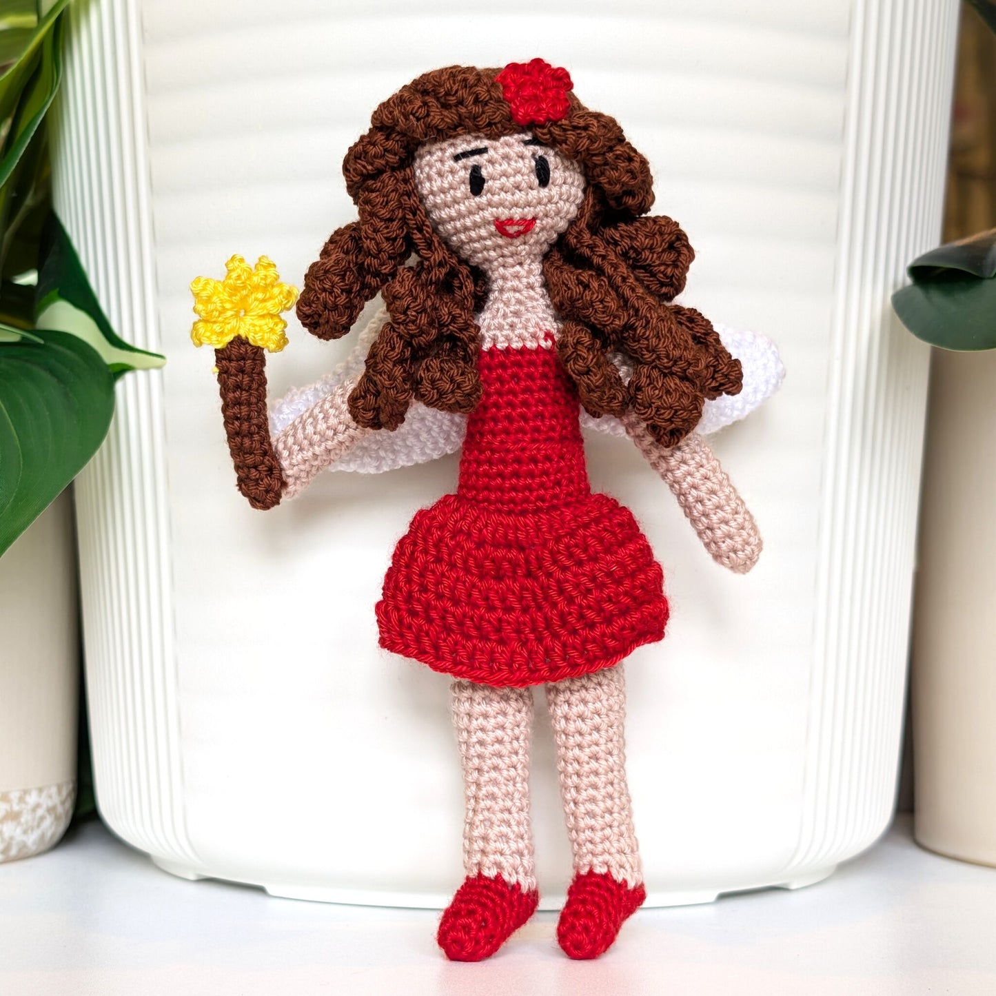 Fairy with a Wand Amigurumi - Handmade Crochet Doll
