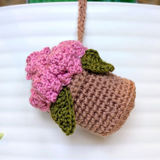 Crochet Flower Bouquet (French Pink) Amigurumi