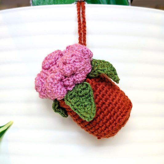 Crochet Flower Bouquet (French Pink) Amigurumi