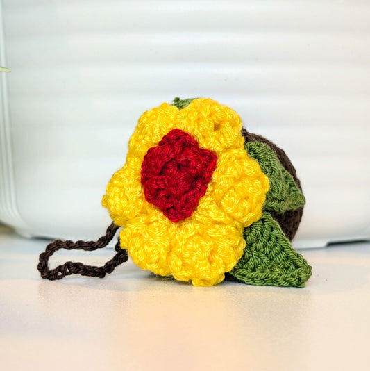 Flower Bouquet (Red and Yellow) - Crochet Charm