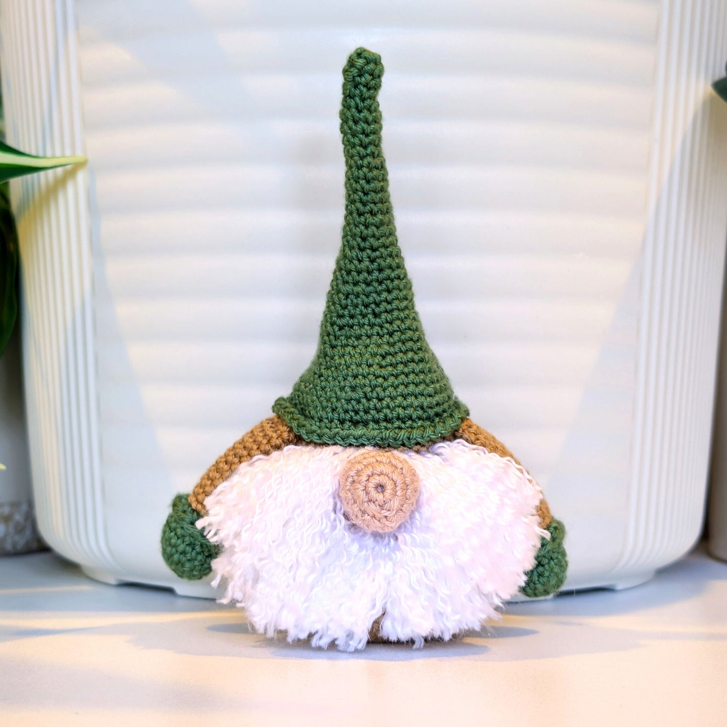 Forest Scandi Gnome - Handmade Crochet Plush Figurine