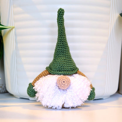 Forest Scandi Gnome - Handmade Crochet Plush Figurine
