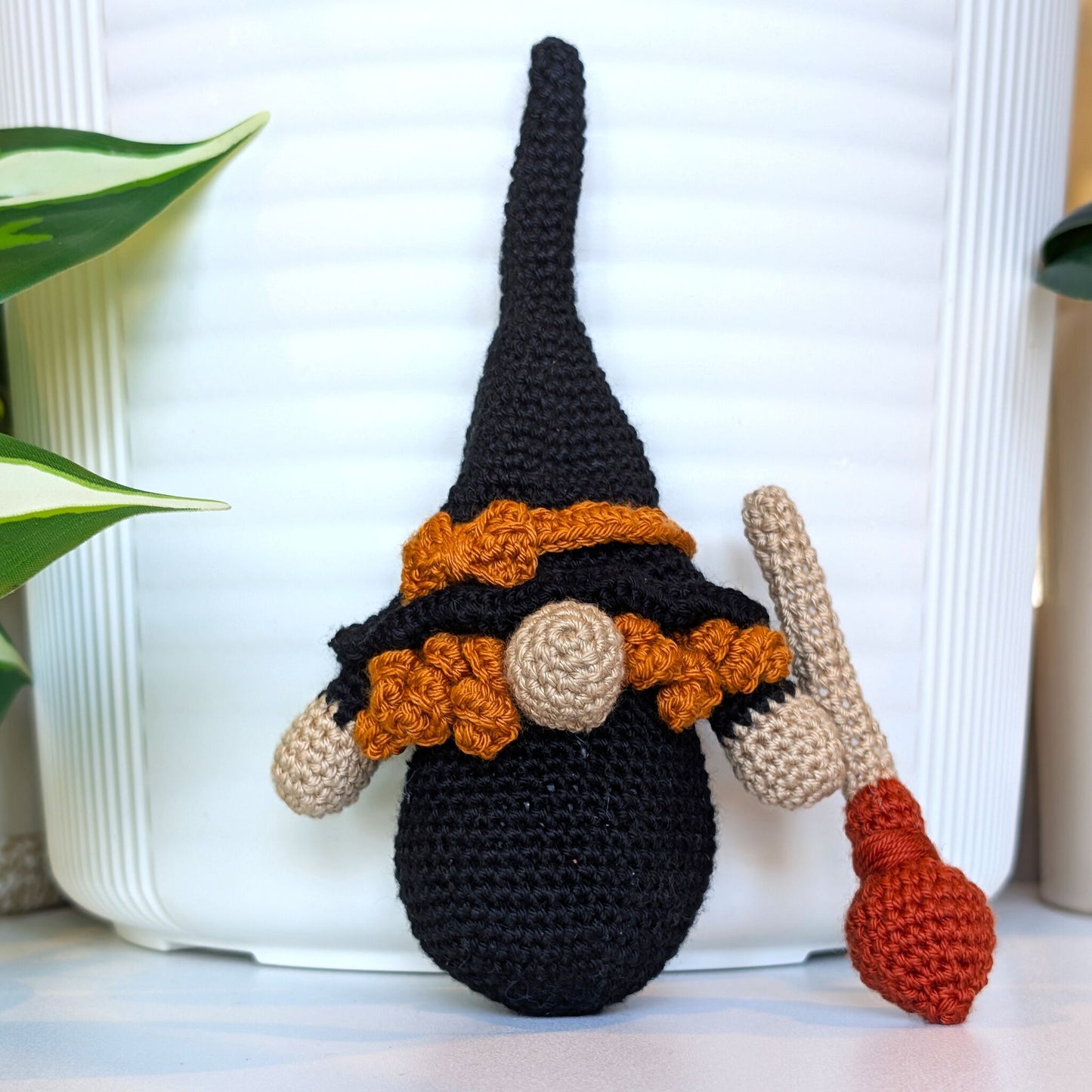 Kitchen Witch Scandi Gnome - Crochet Plush Figurine