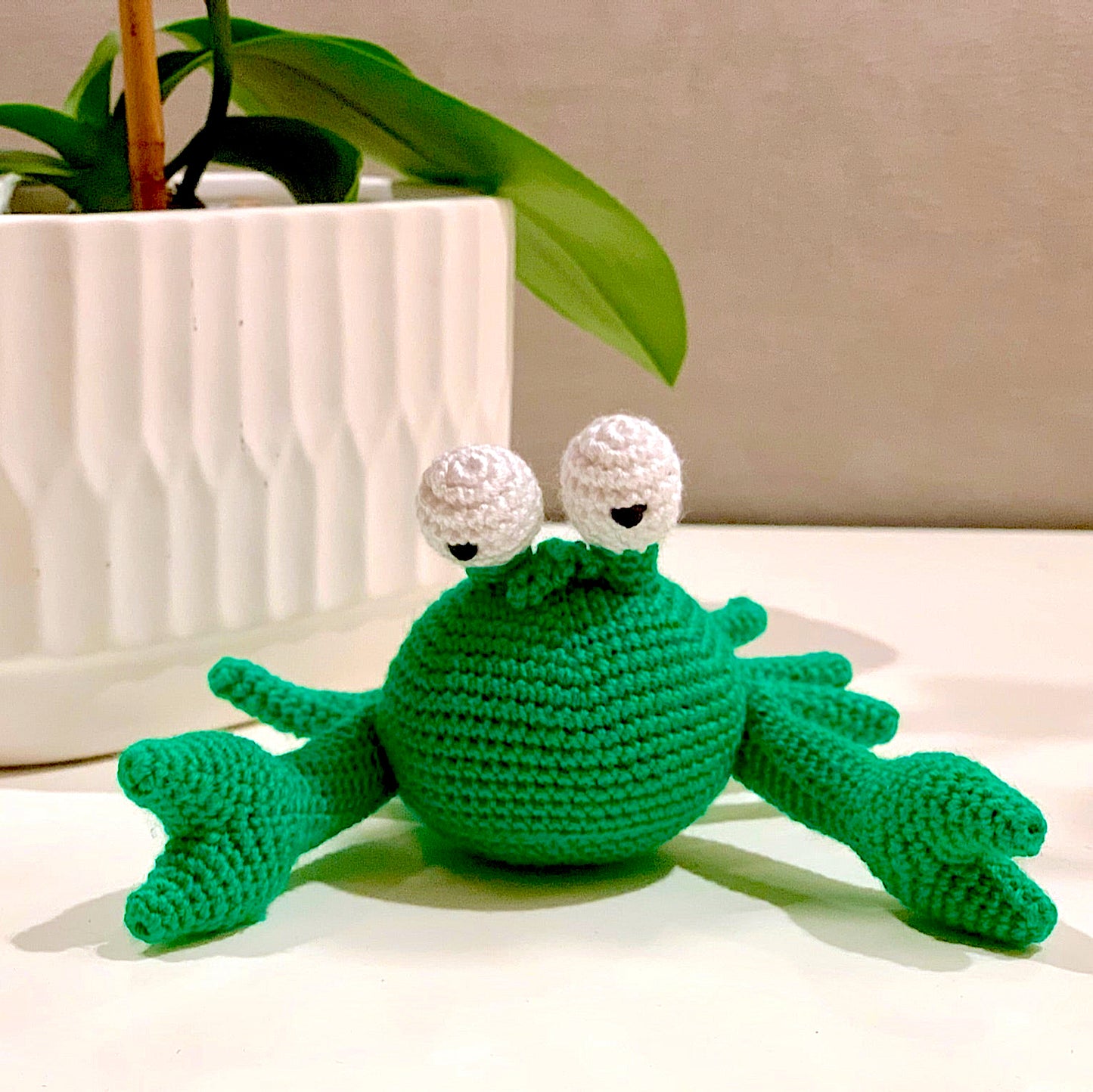 Crab Amigurumi - Handmade Crochet Plush Charm