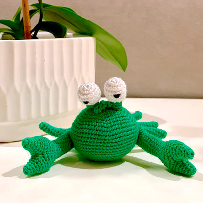 Crab Amigurumi - Handmade Crochet Plush Charm