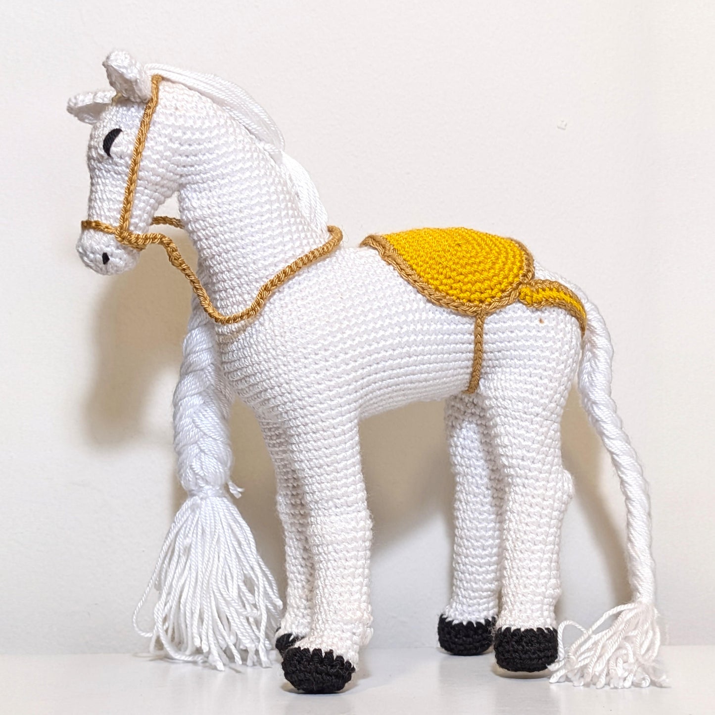 Horse Amigurumi (Contrast Trim Saddle) - Crochet Plushie