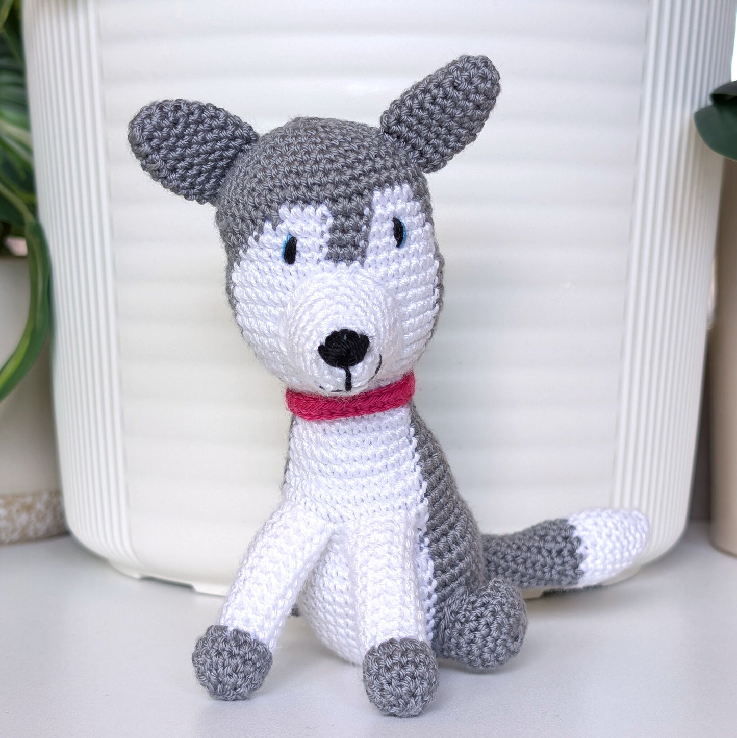 Husky Dog Amigurumi - Crochet Handmade Stuffed Plushie