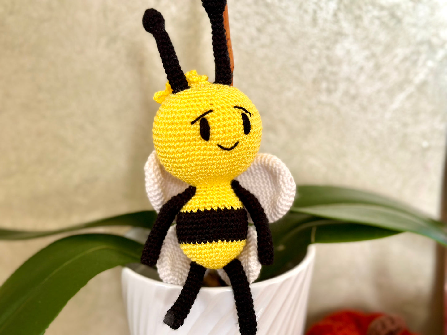 Bee Amigurumi - Small - Handmade Crochet Plushie