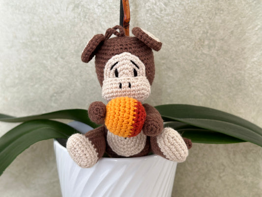 Monkey with Accessory Amigurumi - Handmade Crochet Plush Figurine