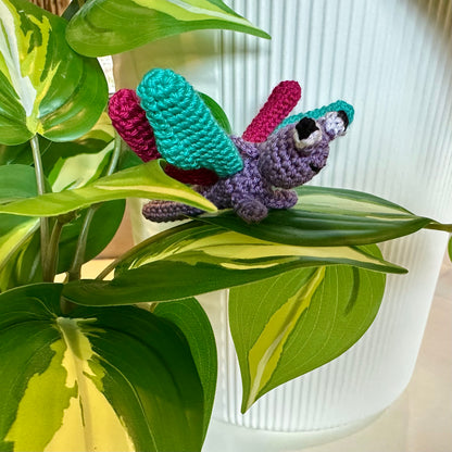 Dragonfly Amigurumi - Mini - Handmade Crochet Bag Charm