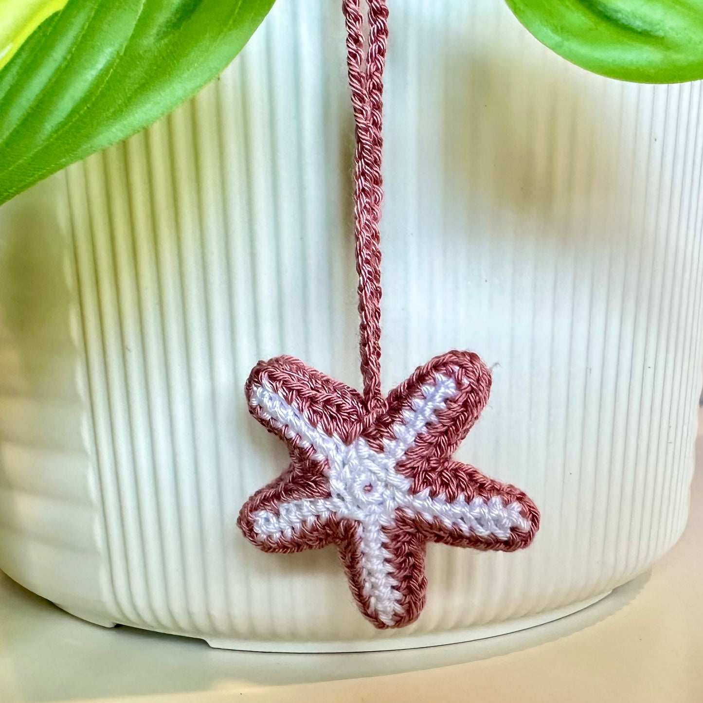 Starfish Amigurumi - Micro - Handmade Crochet Keychain