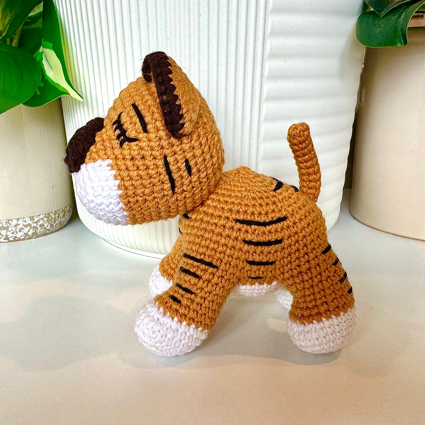 Tiger Amigurumi - Handmade Crochet Plush Figurine