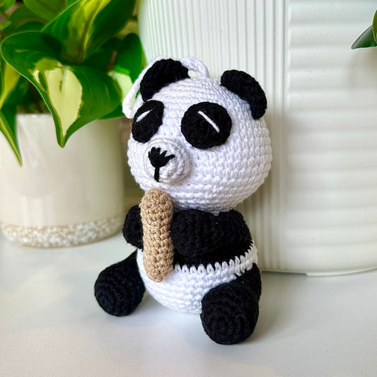 Panda Bear Amigurumi - Handmade Crochet Plushie