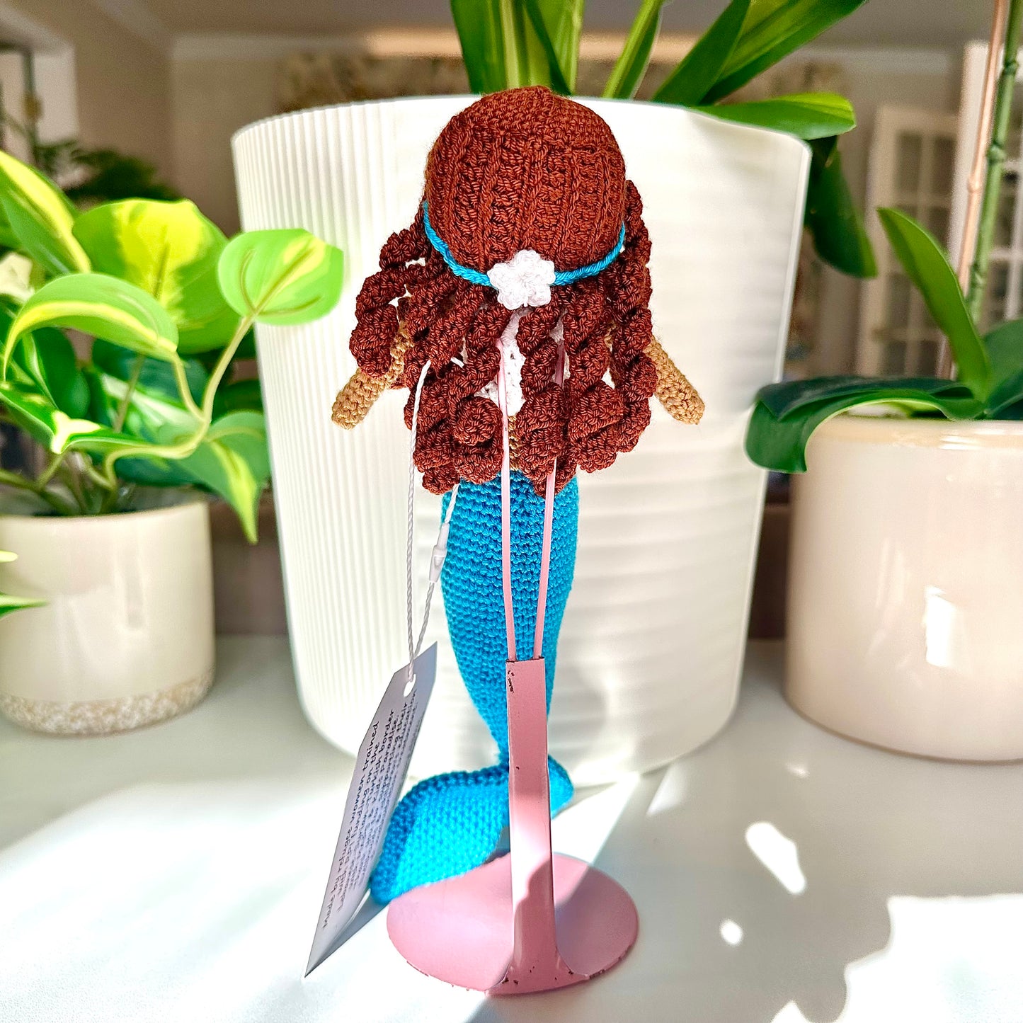 Mermaid (Brown) Amigurumi- Crochet Plushie