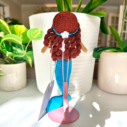Mermaid (Brown) Amigurumi- Crochet Plushie