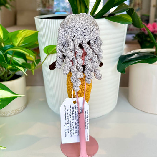 Black Mermaid Amigurumi- Crochet Plushie