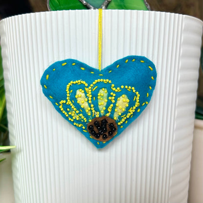 Ukrainian Heart Ornament